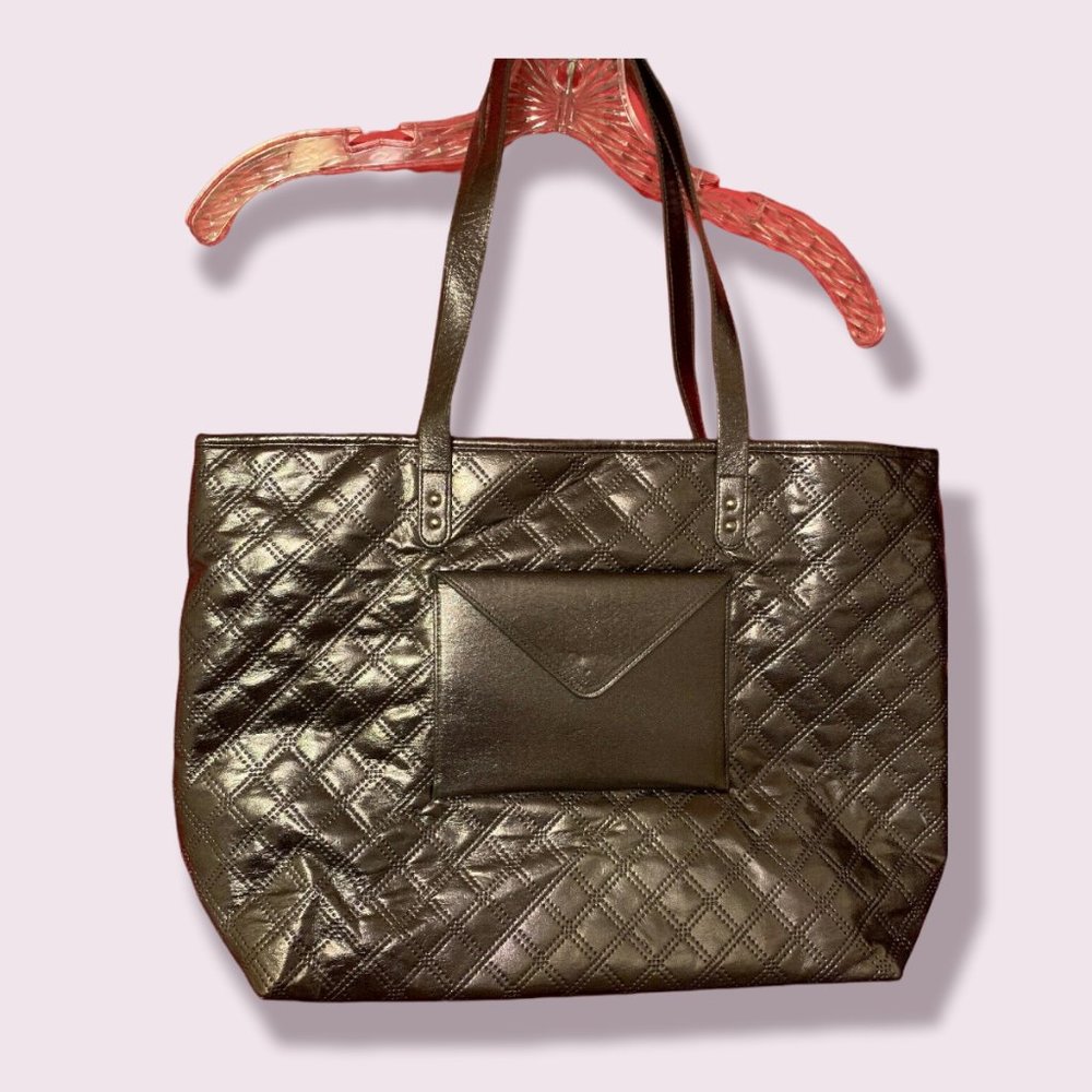 NWT Bath & Body Works Silver Tote Bag